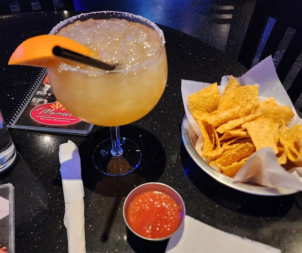 Margherita and Chips and Salsa